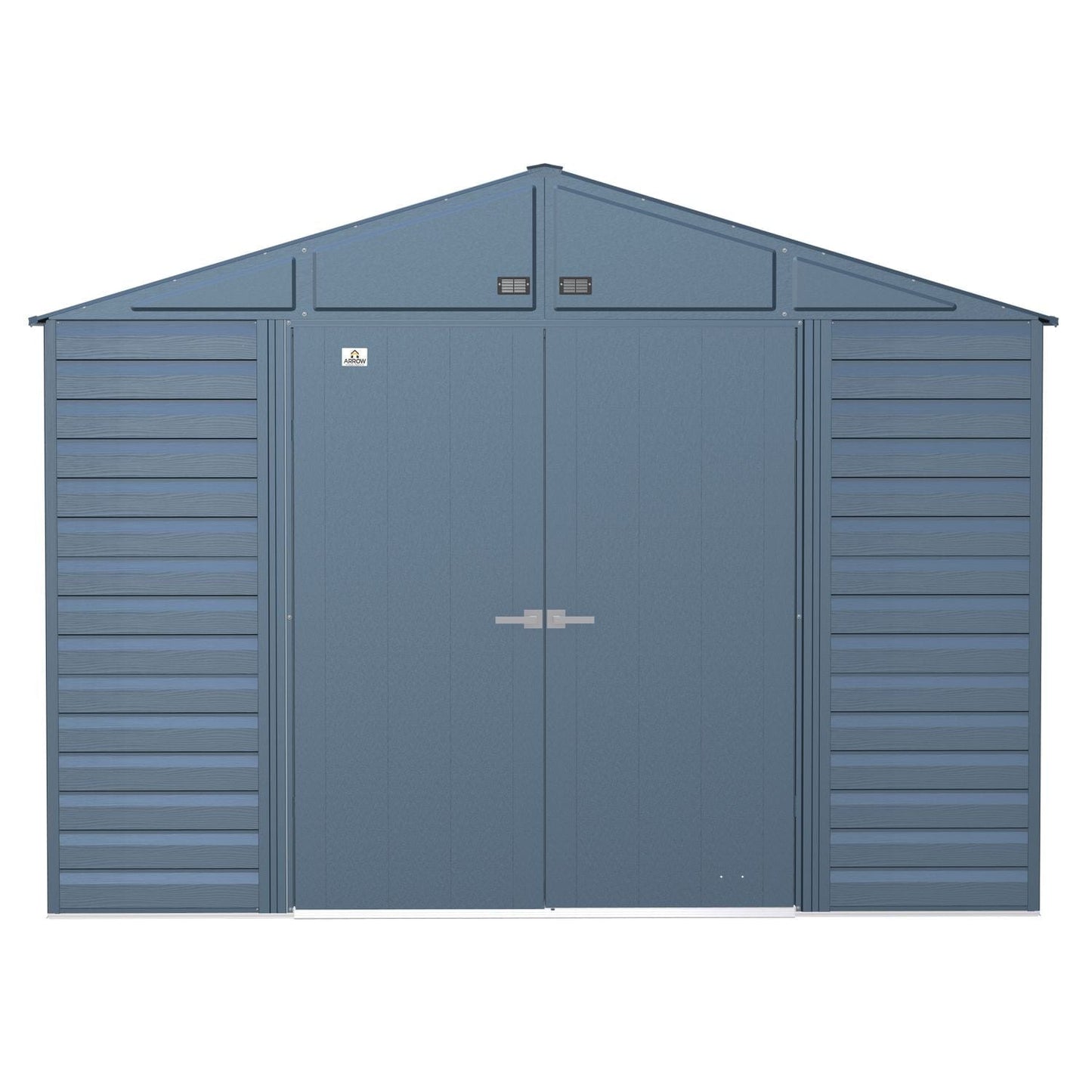 Arrow Sheds & Storage Buildings Arrow | Select Gable Roof Steel Storage Shed, 10x12 ft., Blue Grey SCG1012BG