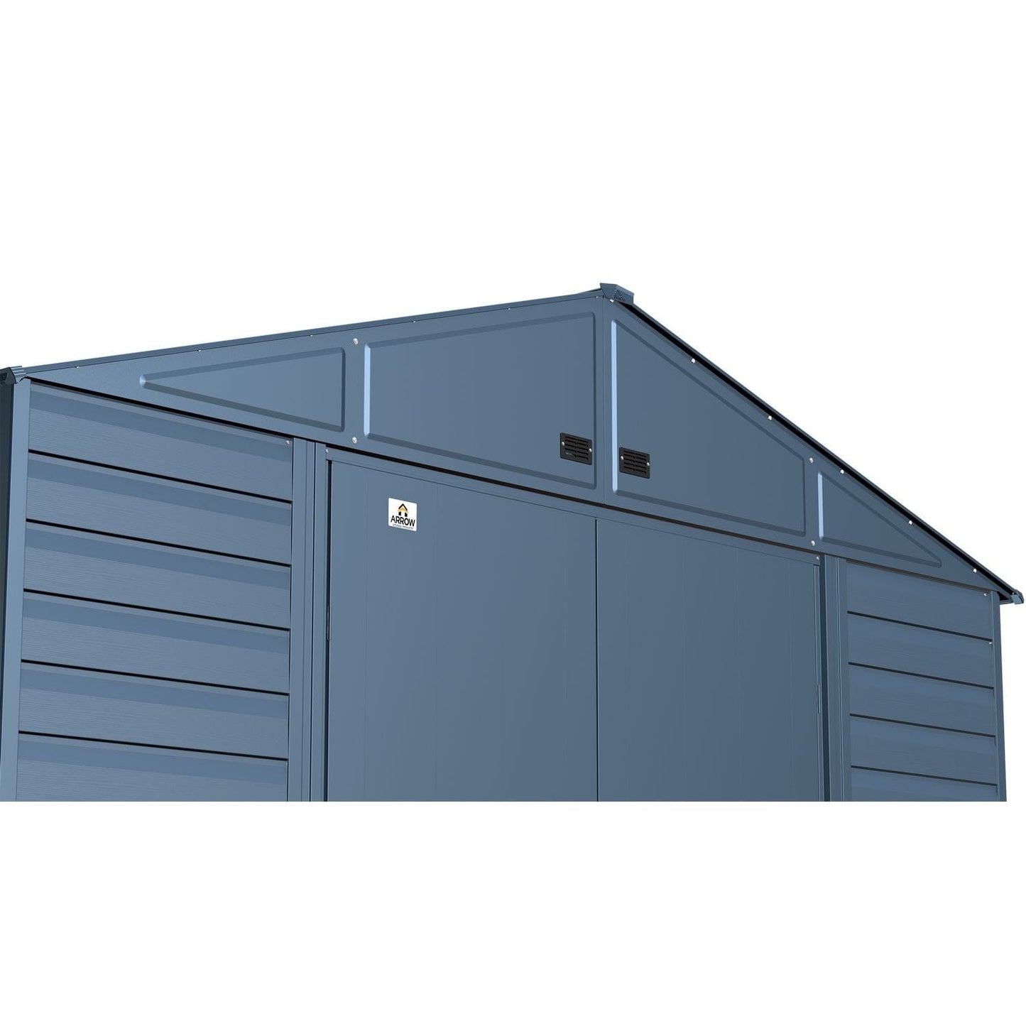 Arrow Sheds & Storage Buildings Arrow | Select Gable Roof Steel Storage Shed, 10x14 ft., Blue Grey SCG1014BG