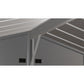 Arrow Sheds & Storage Buildings Arrow | Select Gable Roof Steel Storage Shed, 10x14 ft., Charcoal SCG1014CC