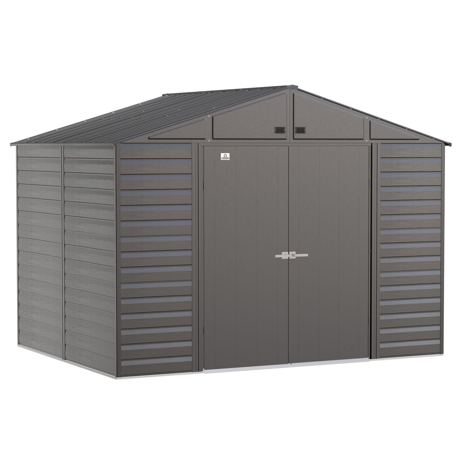 Arrow Sheds & Storage Buildings Arrow | Select Gable Roof Steel Storage Shed, 10x8 ft., Charcoal SCG108CC