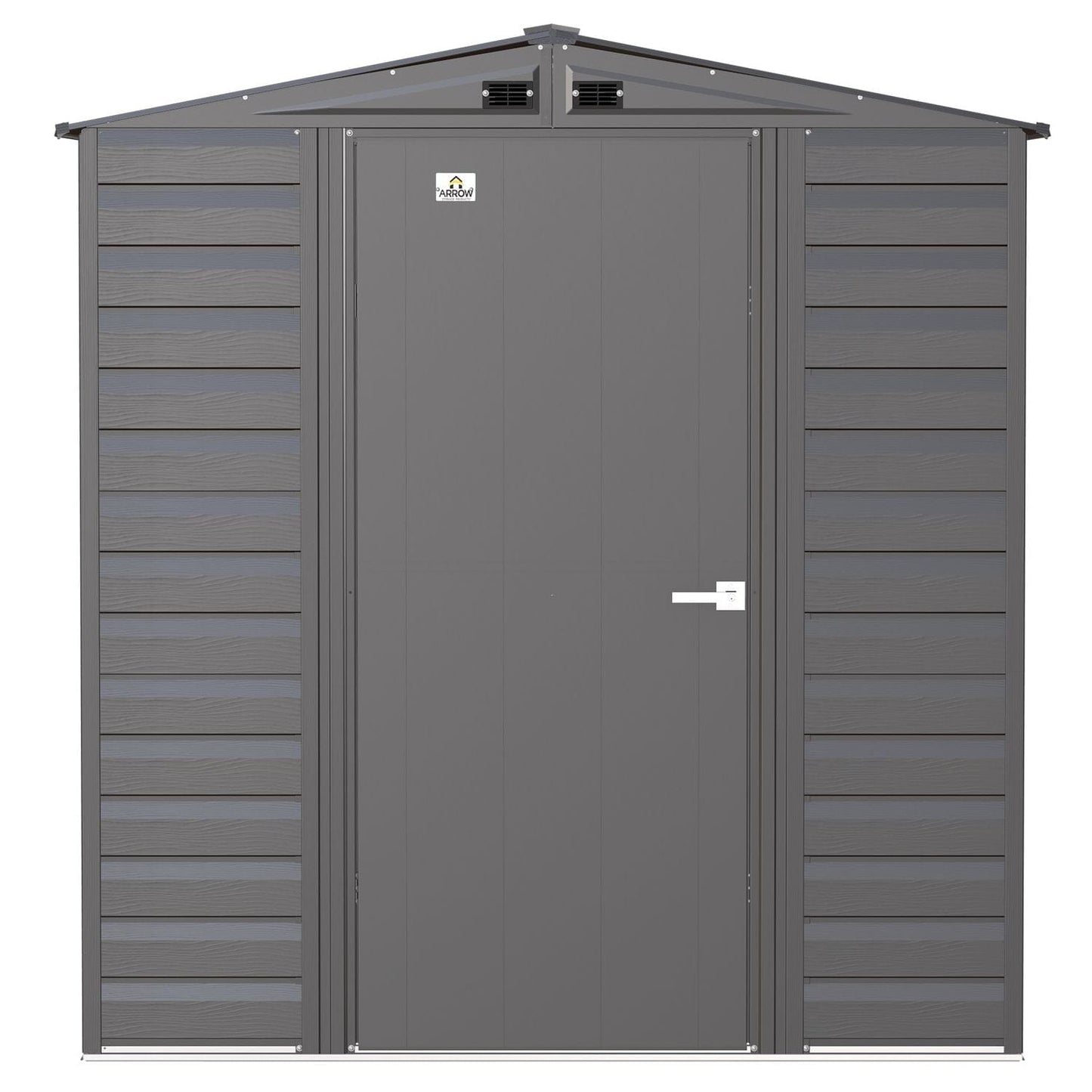 Arrow Sheds & Storage Buildings Arrow | Select Gable Roof Steel Storage Shed, 6x5 ft., Charcoal SCG65CC