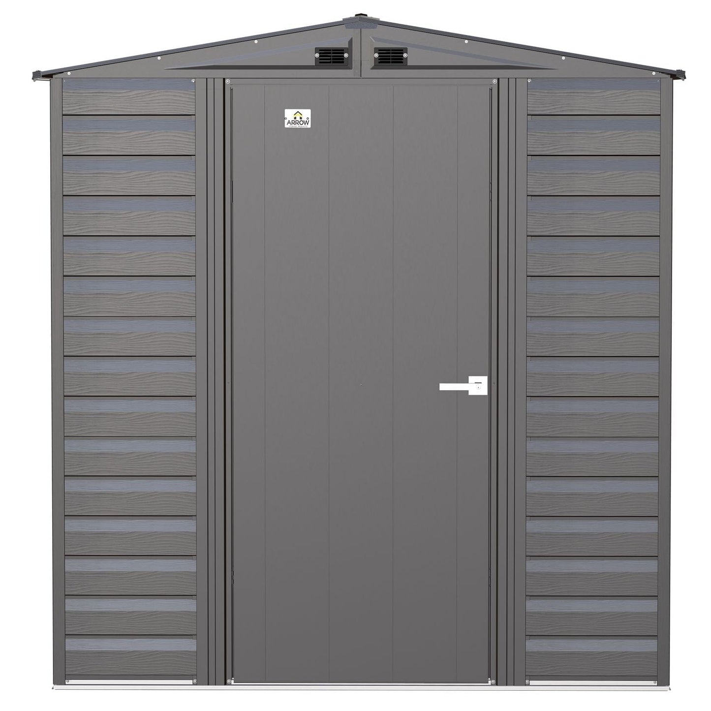 Arrow Sheds & Storage Buildings Arrow | Select Gable Roof Steel Storage Shed, 6x7 ft., Charcoal SCG67CC