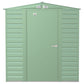 Arrow Sheds & Storage Buildings Arrow | Select Gable Roof Steel Storage Shed, 6x7 ft., Sage Green SCG67SG