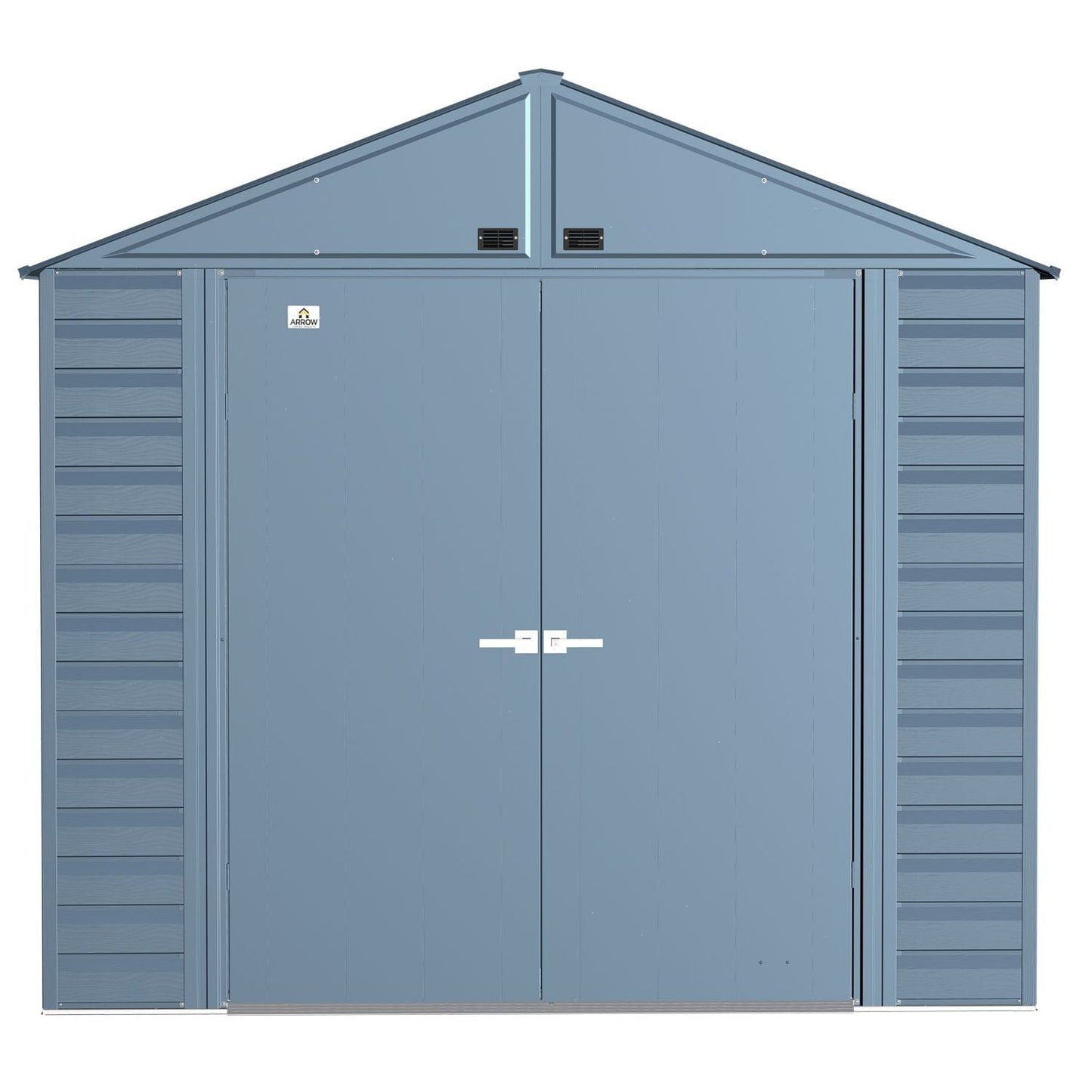 Arrow Sheds & Storage Buildings Arrow | Select Gable Roof Steel Storage Shed, 8x6 ft., Blue Grey SCG86BG