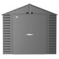 Arrow Sheds & Storage Buildings Arrow | Select Gable Roof Steel Storage Shed, 8x6 ft., Charcoal SCG86CC