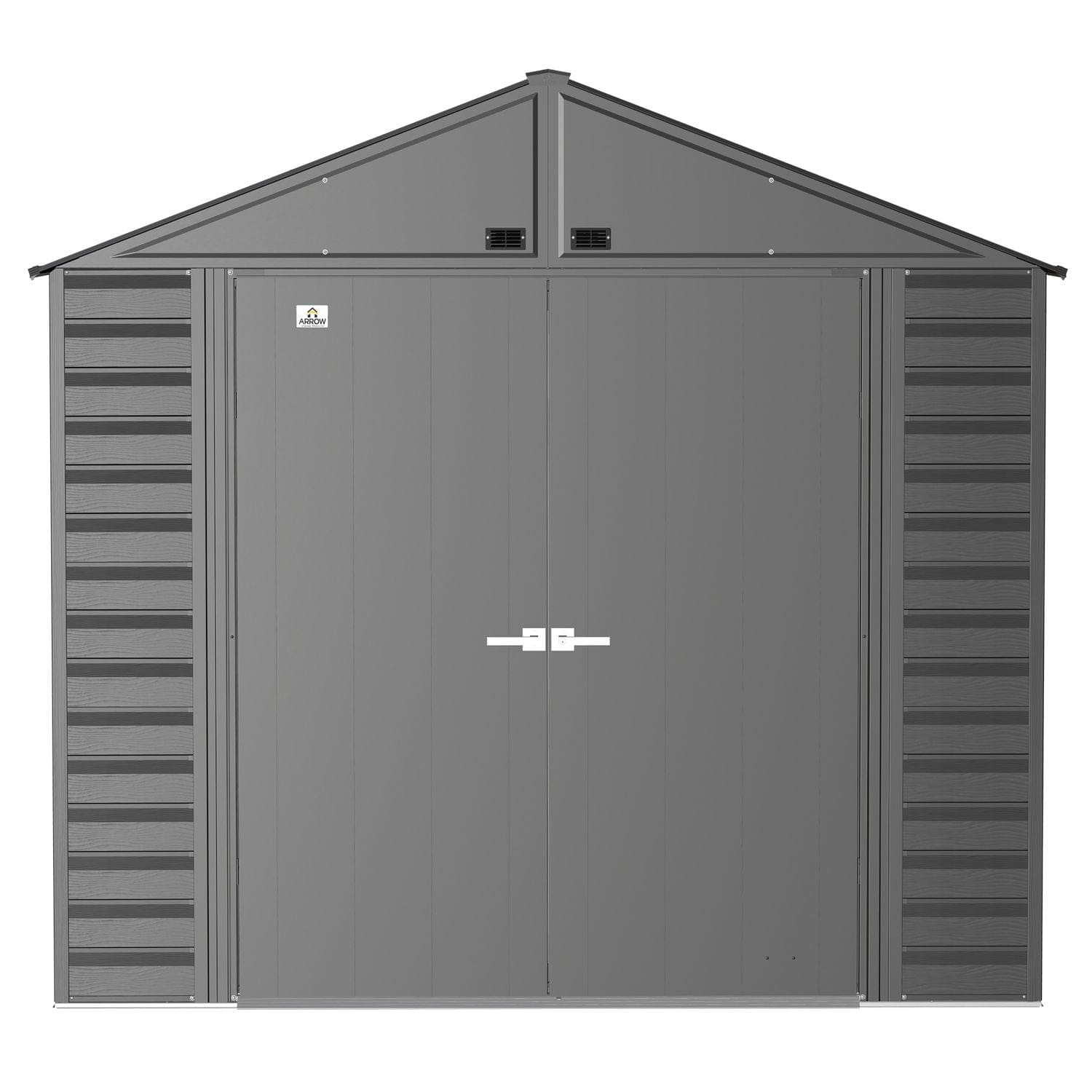 Arrow Sheds & Storage Buildings Arrow | Select Gable Roof Steel Storage Shed, 8x6 ft., Charcoal SCG86CC