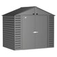 Arrow Sheds & Storage Buildings Arrow | Select Gable Roof Steel Storage Shed, 8x6 ft., Charcoal SCG86CC