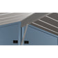 Arrow Sheds & Storage Buildings Arrow | Select Gable Roof Steel Storage Shed, 8x8 ft., Blue Grey SCG88BG
