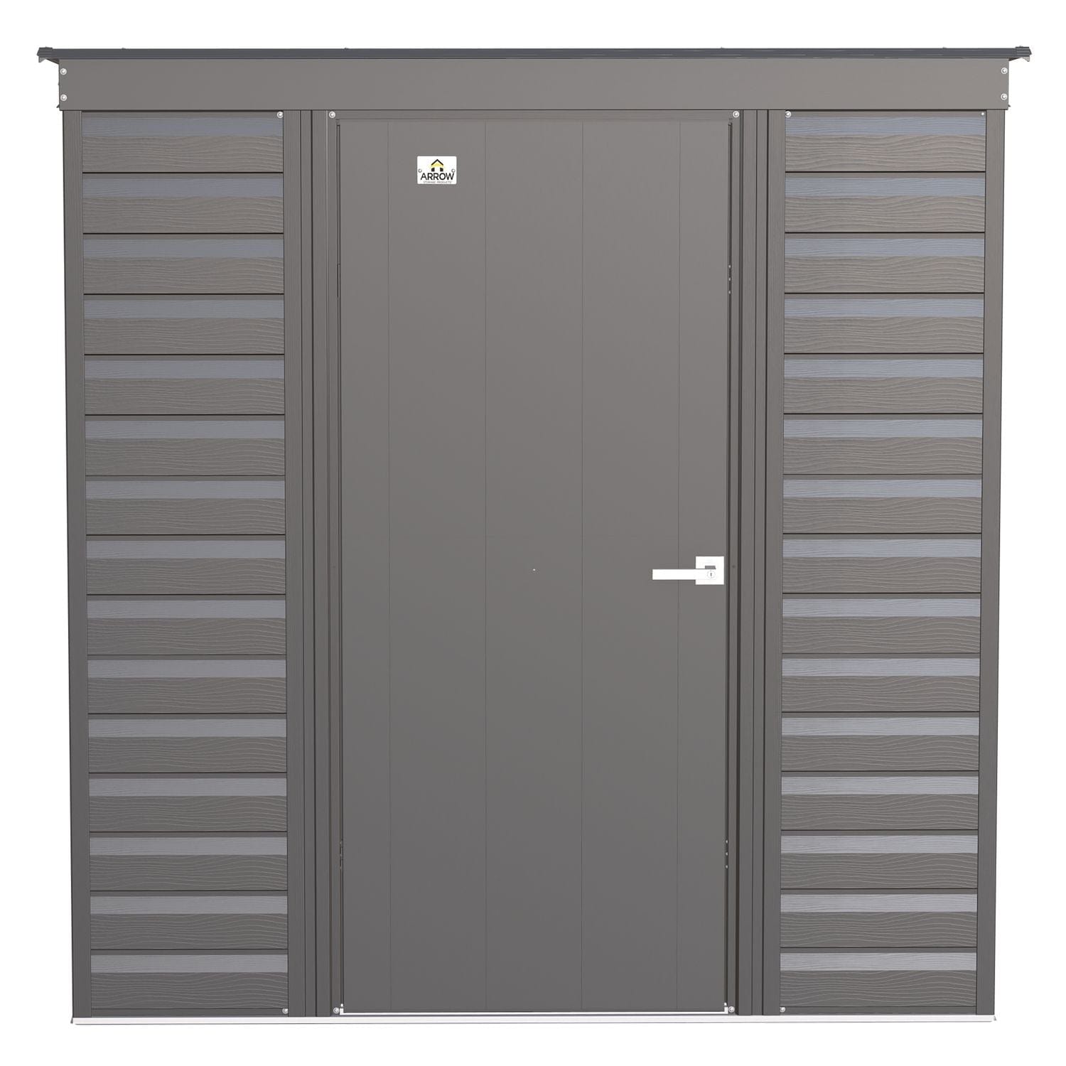 Arrow Sheds & Storage Buildings Arrow | Select Pent Roof Steel Storage Shed, 6x4 ft., Charcoal SCP64CC