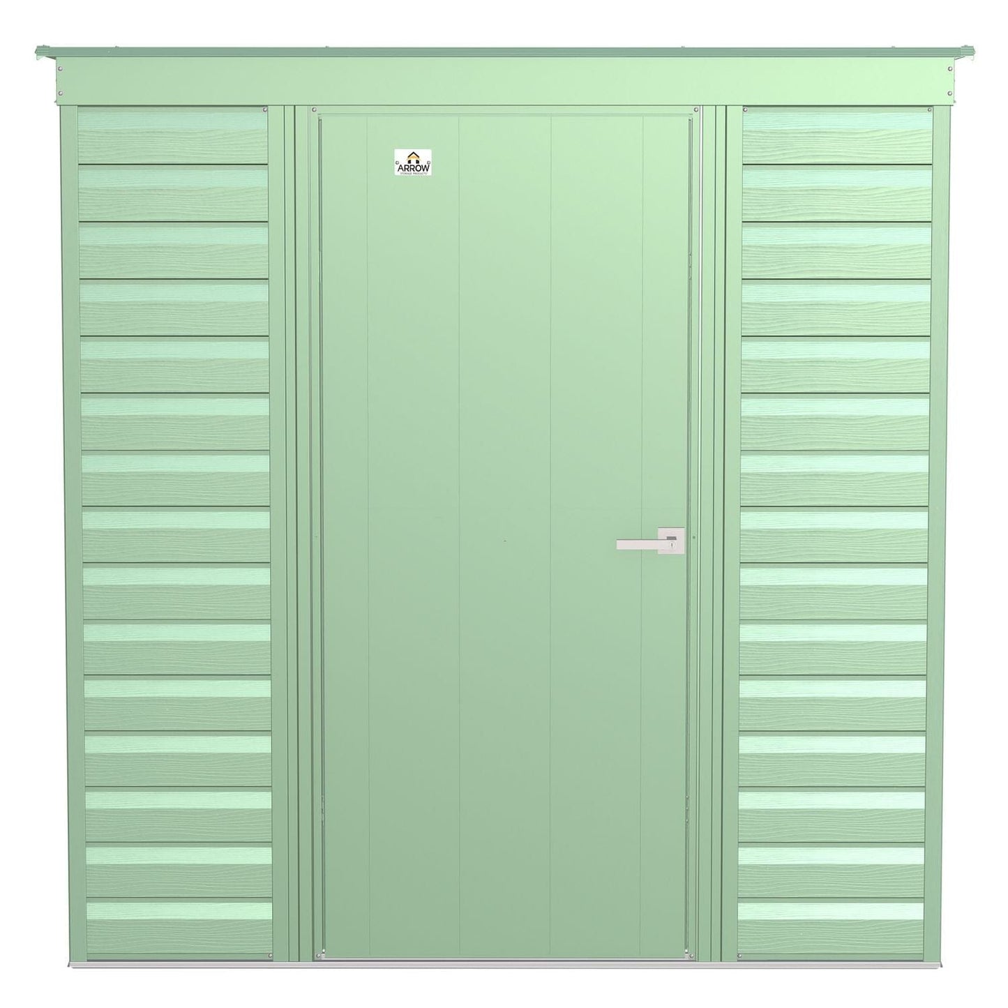 Arrow Sheds & Storage Buildings Arrow | Select Pent Roof Steel Storage Shed, 6x4 ft., Sage Green SCP64SG