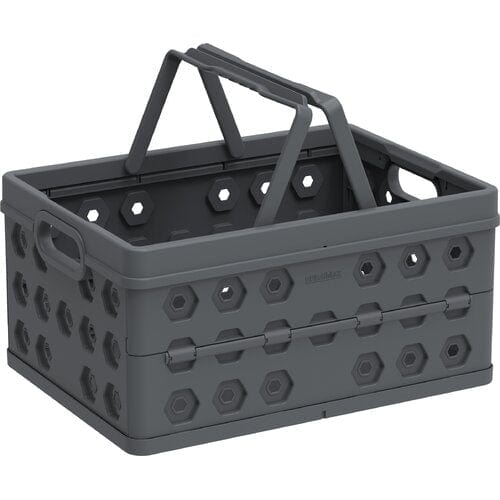 Duramax Foldable Basket Gray - mygreenhousestore.com