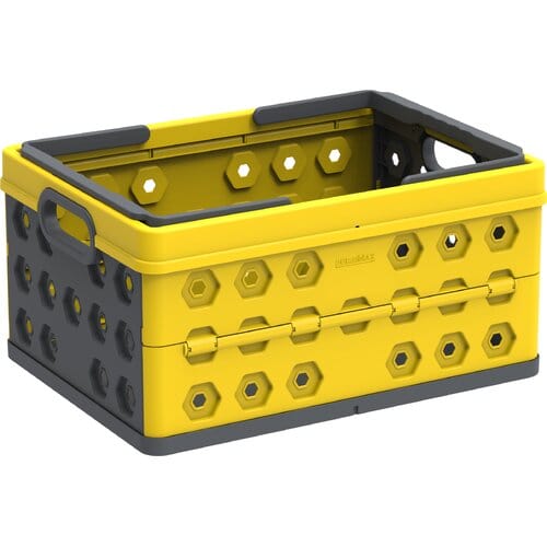 Duramax Foldable Basket Yellow with Gray - mygreenhousestore.com