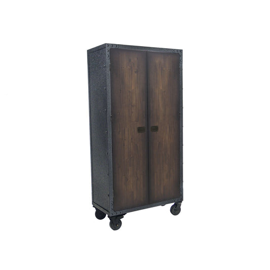 Duramax Furnitures DuraMax | 36 In. W x 72 In. H Industrial Free Standing Cabinet With Wheels 68010