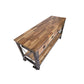 Duramax Furnitures DuraMax | Darby 72" Industrial Metal & Wood Kitchen Island Desk With Drawers 68051