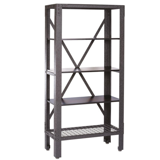 Duramax Furnitures DuraMax | Industrial Metal and Wood Storage Bookcase 68060