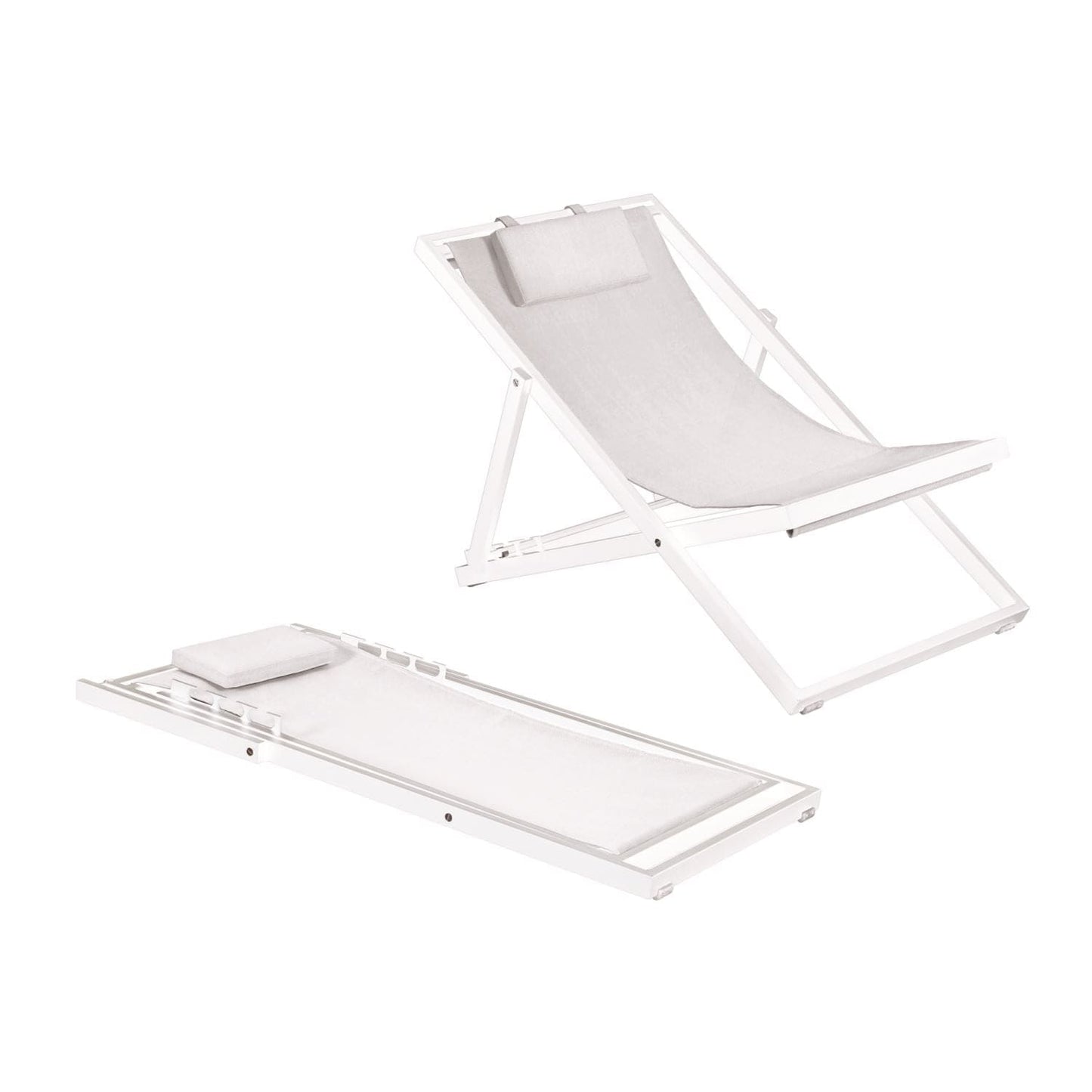 Duramax Furnitures DuraMax | Newport Lounger White 68072