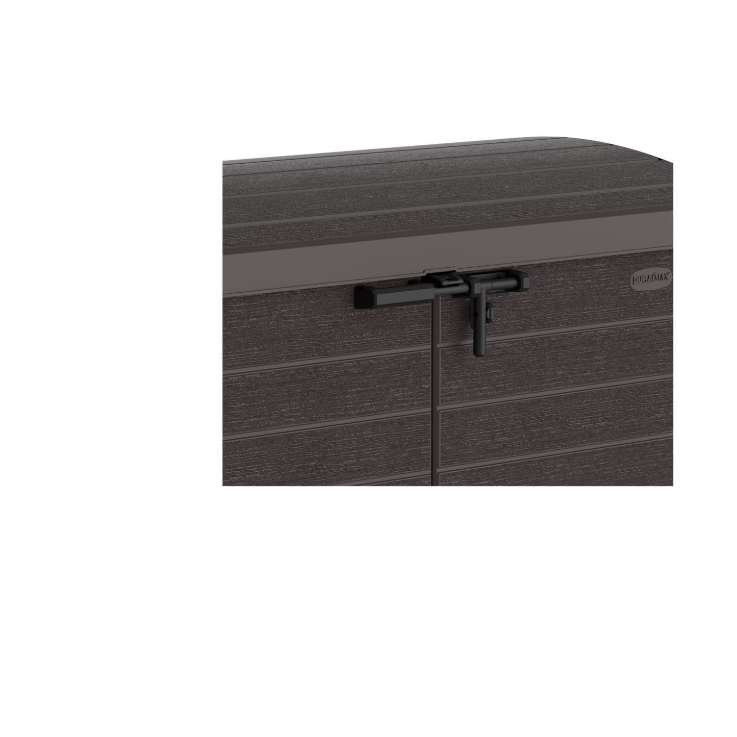 Duramax shed cabinet DuraMax | Heavy Plastic StoreAway Multipurpose Horizontal Shed with Arc Lid - 1200L - Brown 86632