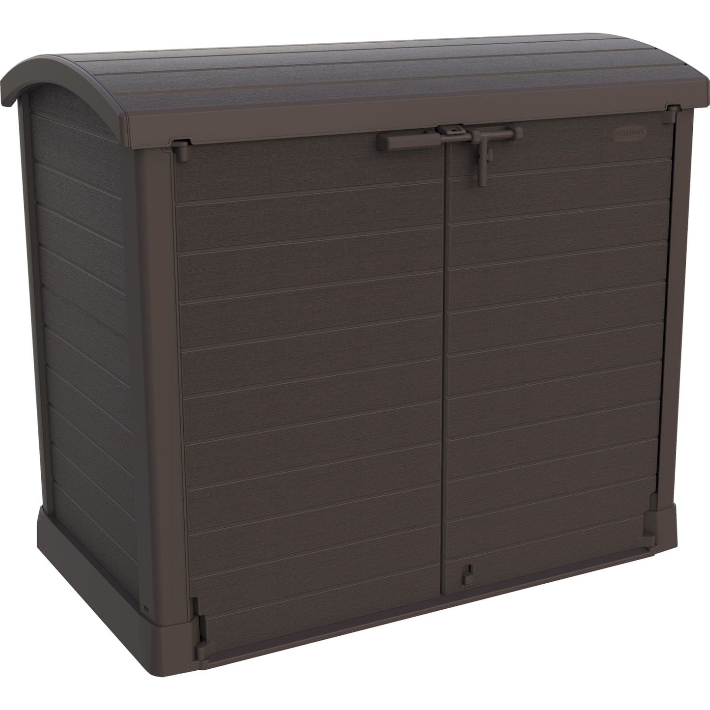 Duramax shed cabinet DuraMax | Heavy Plastic StoreAway Multipurpose Horizontal Shed with Arc Lid - 1200L - Brown 86632