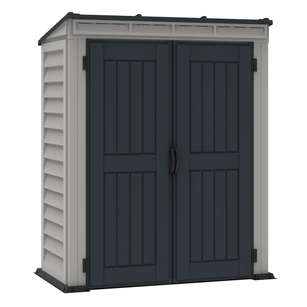 Duramax Vinyl Storage Shed Kit with Floor DuraMax | Vinyl Storage Shed YardMate Pent Plus 5' x 3' x 6' with Floor | Eastern States 05325_NJ