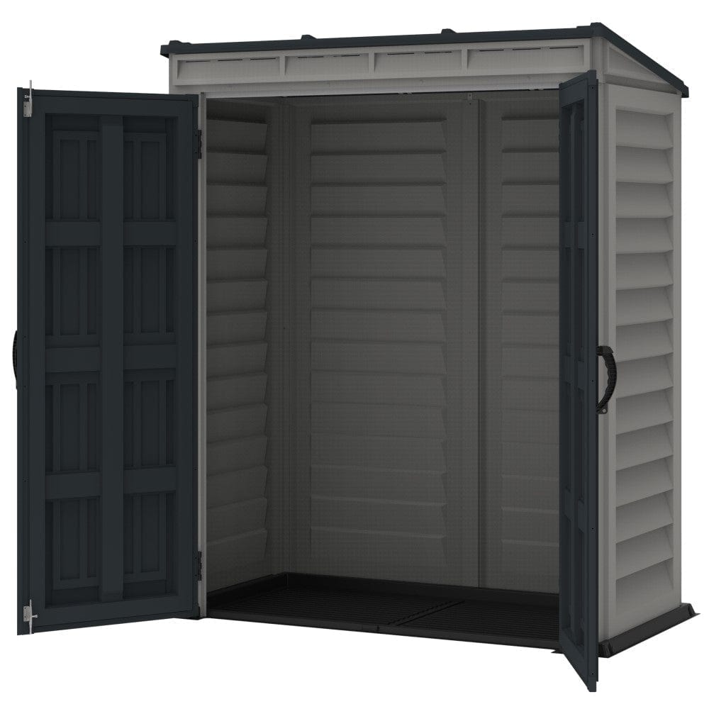 Duramax Vinyl Storage Shed Kit with Floor DuraMax | Vinyl Storage Shed YardMate Pent Plus 5' x 3' x 6' with Floor | Eastern States 05325_NJ