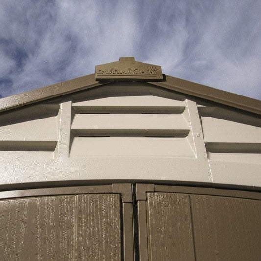 Duramax Vinyl Storage Shed Kit with Foundation DuraMax | Vinyl Storage Shed DuraPlus 8' x 8' x 6' with Foundation | Eastern States 30114_NJ