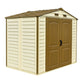 Duramax Vinyl Storage Shed Kit with Foundation DuraMax | Vinyl Storage Shed StoreAll 8' x 6' x 6' with Foundation | Eastern States 30115_NJ
