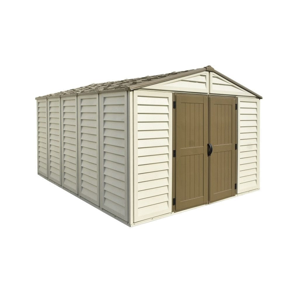 Duramax Vinyl Storage Shed Kit with Foundation DuraMax | Vinyl Storage Shed Woodbridge Plus 10.5' x 13' x 6' with Foundation | Eastern States 40234_NJ