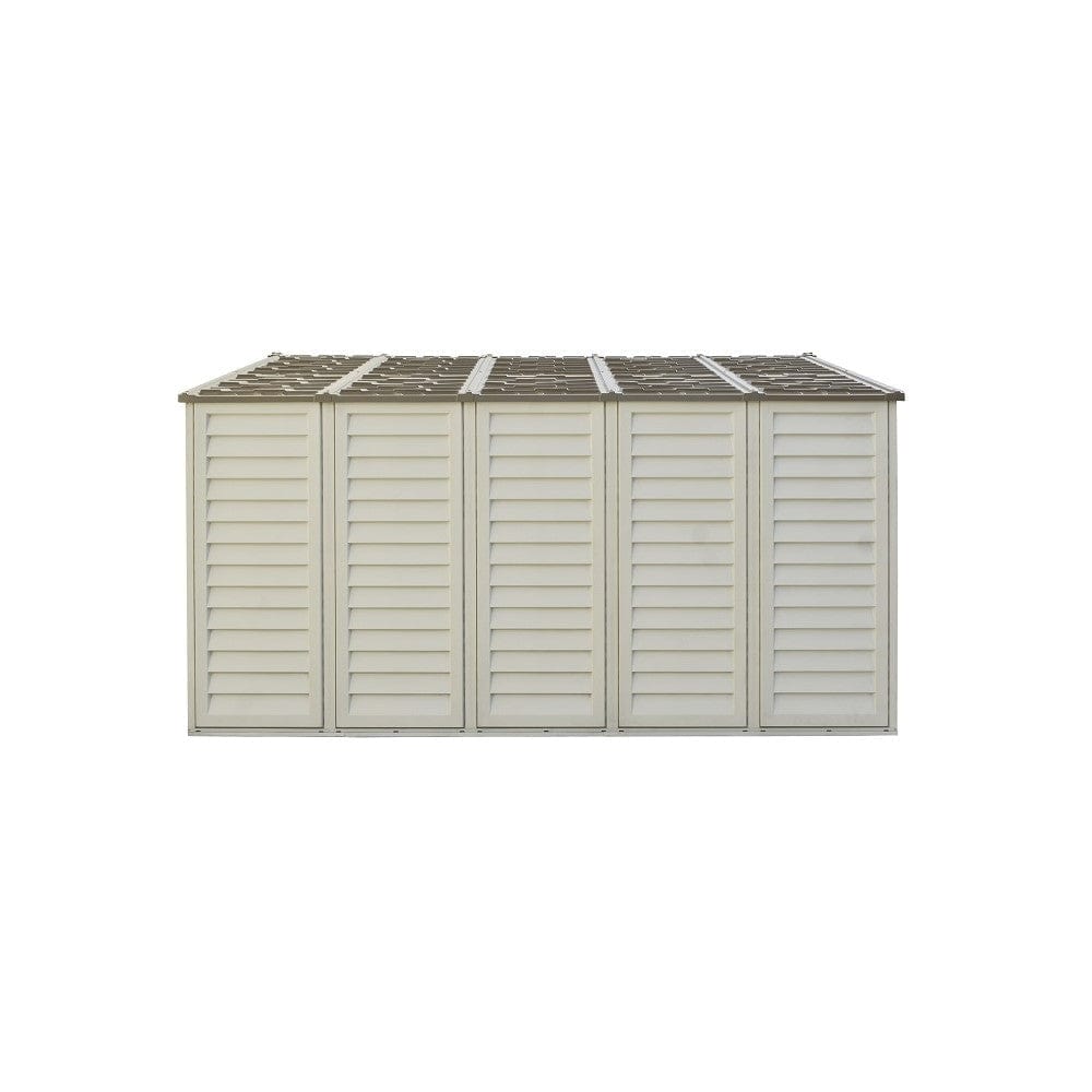 Duramax Vinyl Storage Shed Kit with Foundation DuraMax | Vinyl Storage Shed Woodbridge Plus 10.5' x 13' x 6' with Foundation | Eastern States 40234_NJ