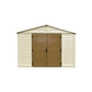 Duramax Vinyl Storage Shed Kit with Foundation DuraMax | Vinyl Storage Shed Woodbridge Plus 10.5' x 13' x 6' with Foundation | Eastern States 40234_NJ