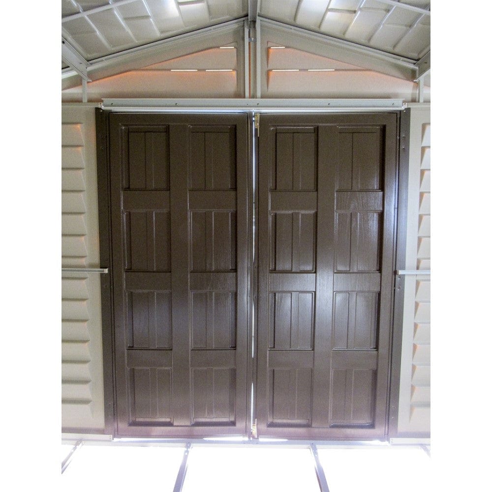 Duramax Vinyl Storage Shed Kit with Foundation DuraMax | Vinyl Storage Shed Woodbridge Plus 10.5' x 8' x 6' with Foundation | Eastern States 40214_NJ