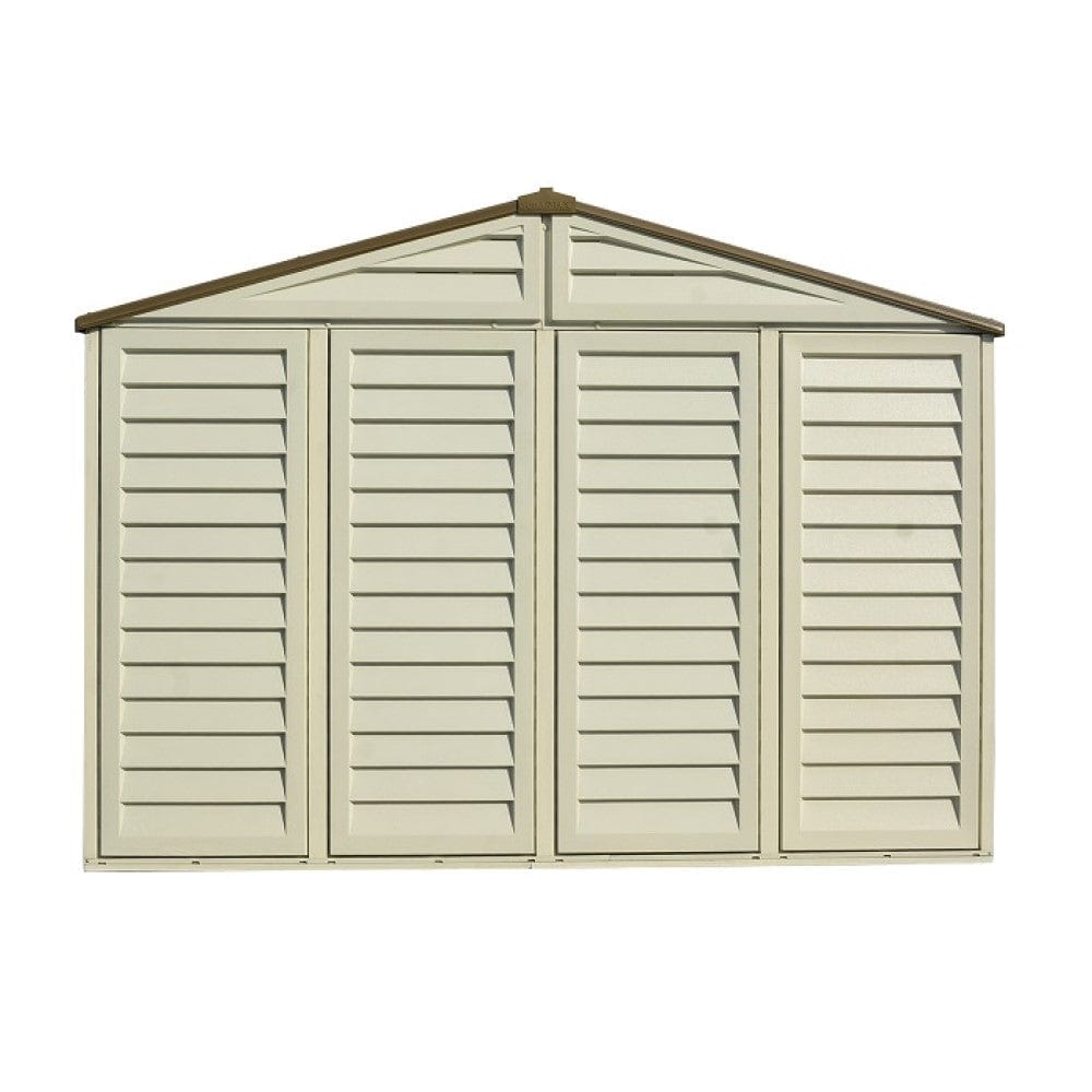 Duramax Vinyl Storage Shed Kit with Foundation DuraMax | Vinyl Storage Shed Woodbridge Plus 10.5' x 8' x 6' with Foundation | Eastern States 40214_NJ