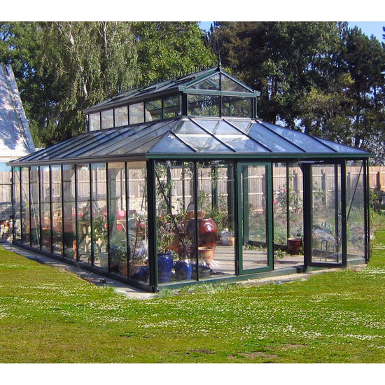 Janssens Cathedral Victorian Glass Greenhouse Kit With 4mm Tempered