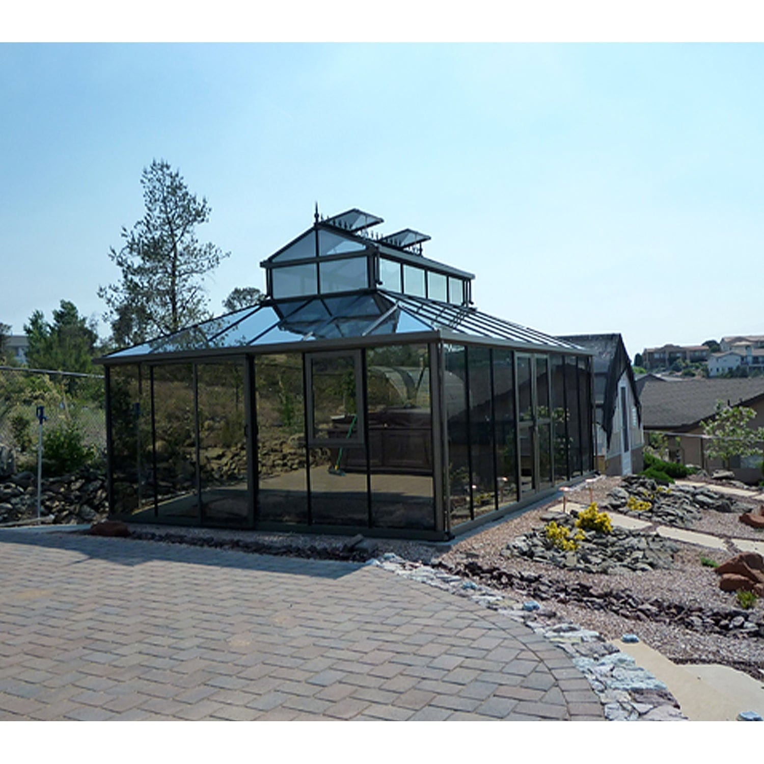 Janssens Cathedral Victorian Glass Greenhouse Kit With 4mm Tempered