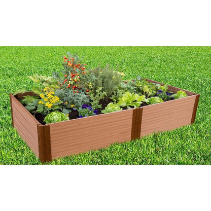 Frame It All Gardening Accessories 1" Frame It All | Tool-Free Classic Sienna Raised Garden Bed 4' X 8' X 22" 300001067