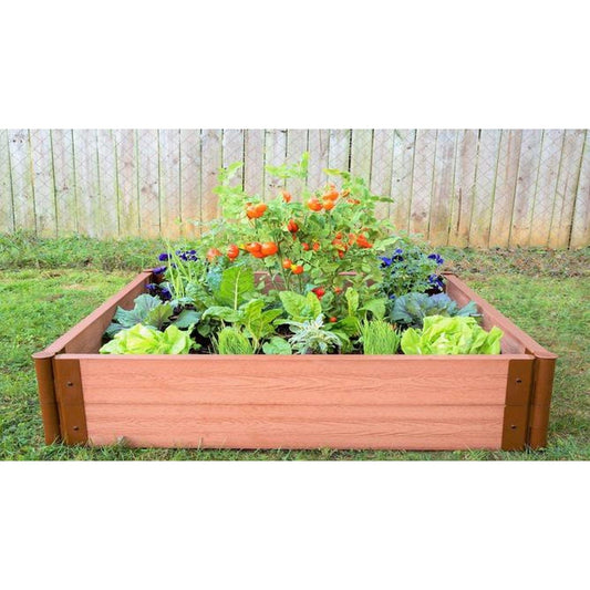 Frame It All Gardening Accessories 2" Frame It All | Tool-Free Classic Sienna Raised Garden Bed 4' X 4' X 11” 300001084