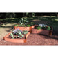 Frame It All Gardening Accessories 2" Frame It All | Tool-Free Dakota Curved Corner Raised Garden Bed 8' X 8' X 16.5" Classic Sienna 800002014