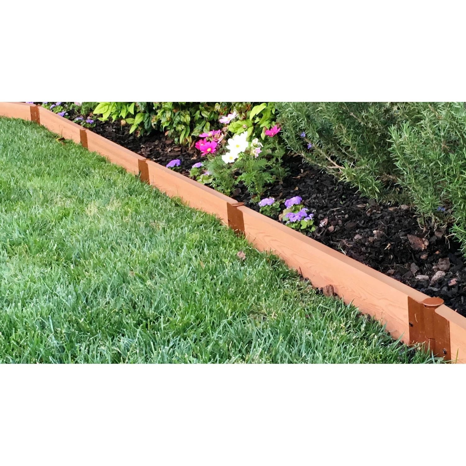 Frame It All Gardening Accessories 2" Frame It All | Tool-Free Straight Landscape Edging Kit 16' Classic Sienna 300001042