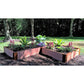 Frame It All Gardening Accessories Frame It All | Tool-Free Arrowhead Straight Corner Raised Garden Bed 8' X 8' X 11" - Uptown Brown - 1" Profile 800002003