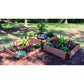 Frame It All Gardening Accessories Frame It All | Tool-Free Fort Knox Straight Corner Raised Garden Bed (Tri-Level) 8' X 8' X 22" - Classic Sienna
