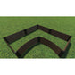 Frame It All Gardening Accessories Frame It All | Tool-Free Grand Concourse Interior Curved Corner Raised Garden Bed 8' X 8' X 16.5" - Uptown Brown - 1" Profile 800003028