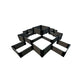 Frame It All Gardening Accessories Frame It All | Tool-Free Machu Pichu Raised Garden Bed 10' X 10' Weathered Wood - 1" Profile 200001451