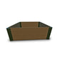 Frame It All Gardening Accessories Frame It All | Tool-Free Raised Garden Bed 4' X 4' X 16.5” Uptown Brown – 1” Profile 300003424