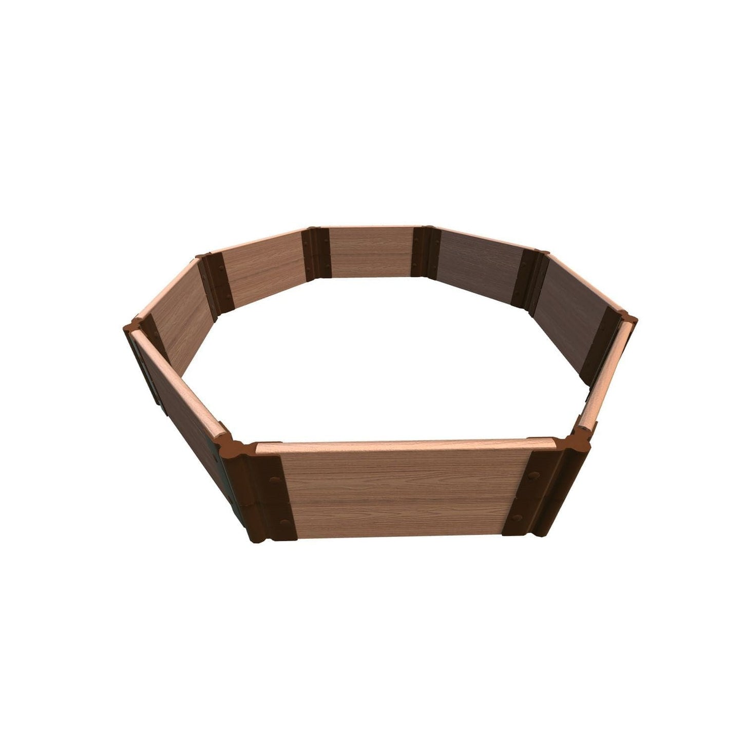 Frame It All Gardening Accessories Frame It All | Tool-Free St. John Baptistry Raised Garden Bed (Octagon) 5' X 5' X 11" - Classic Sienna - 1" Profile 200002459