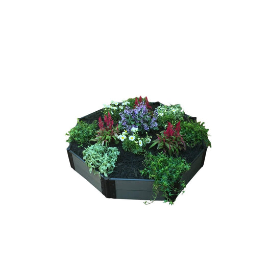 Frame It All Gardening Accessories Frame It All | Tool-Free St. John Baptistry Raised Garden Bed (Octagon) 5' X 5' X 11" - Weathered Wood - 1" Profile 200002460