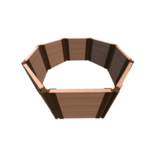 Frame It All Gardening Accessories Frame It All | Tool-Free St. John Baptistry Raised Garden Bed (Octagon) 5' X 5' X 22" - Classic Sienna - 2" Profile 200004462