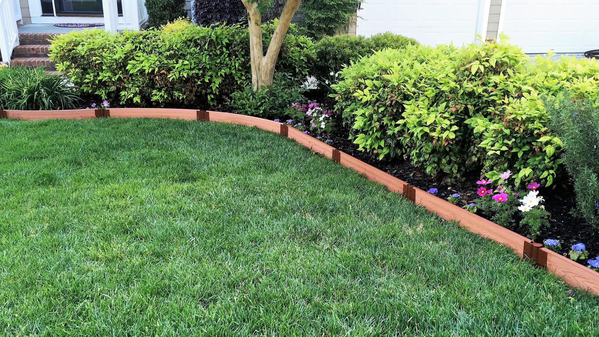 Frame It All Gardening Accessories Frame It All | Tool-Free Straight Landscape Edging Kit 32' Classic Sienna