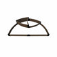 Frame It All Gardening Accessories Frame It All | Tool-Free Victory Cockade Semi Circle Raised Garden Bed (3 Tier Terrace) 6' X 8' X 16.5" - Uptown Brown - 1" Profile 800001058