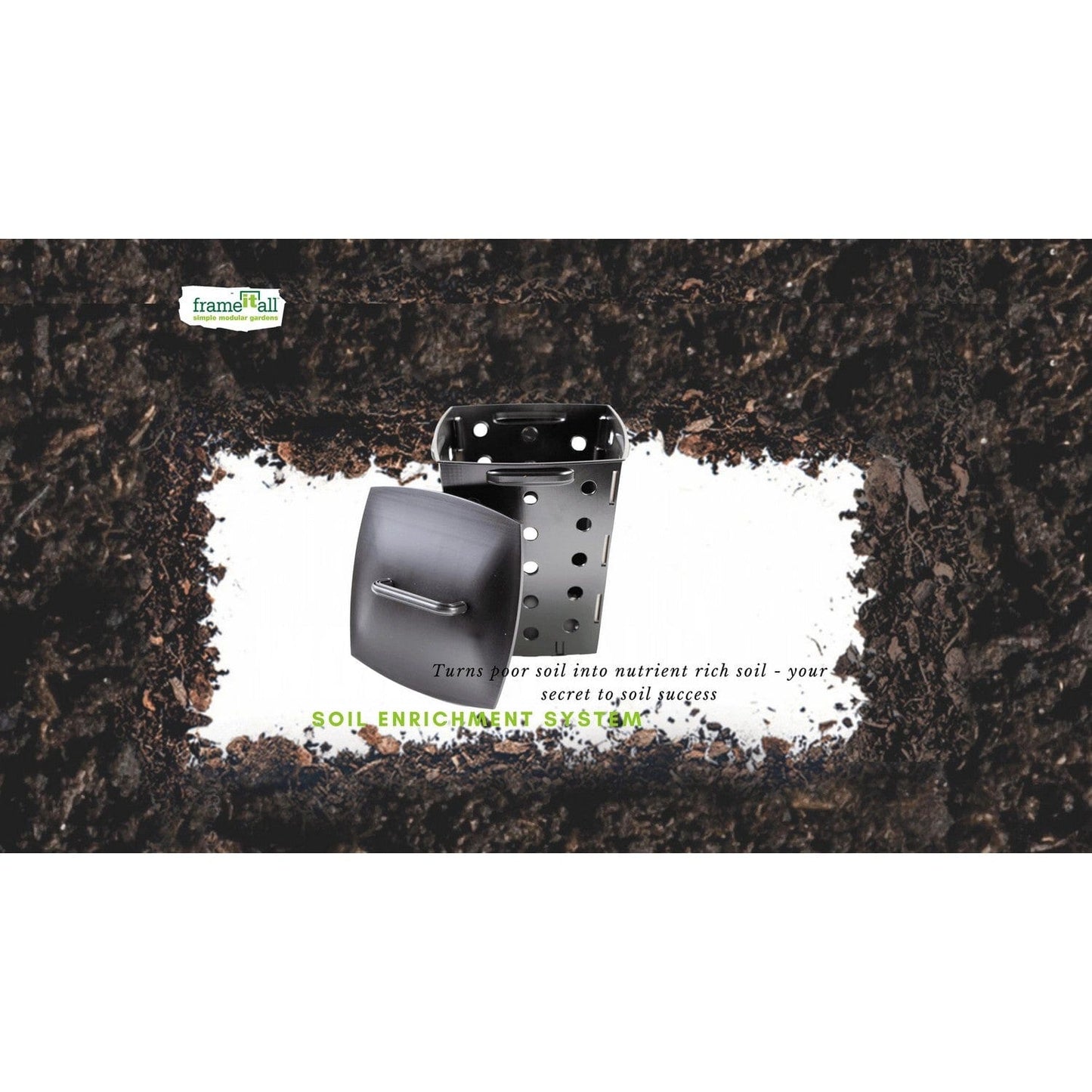 Frame It All Gardening Accessories Frame It All | Worm It All Soil Enrichment System 300001605