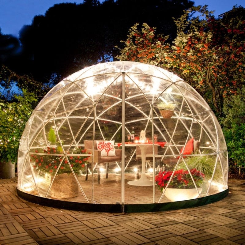 Garden Igloo  Dome, PVC, 11'9W, 7'2H - Outdoor Dining, Play Area fo –