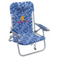 Margaritaville Backpack chair Margaritaville | 4-Position Backpack Beach Chair - Blue Floral SC529MV-505-1